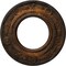 Ekena Millwork Daniela Ceiling Medallion (Fits Canopies up to 3 7/8"), Hand-Painted Rust, 8"OD x 3 7/8"ID x 1/2"P CM08DNRUS - alternate 1